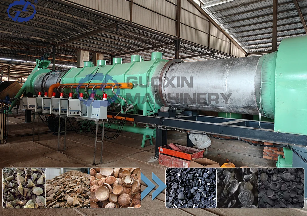 Palm Shell Carbonization Furnace