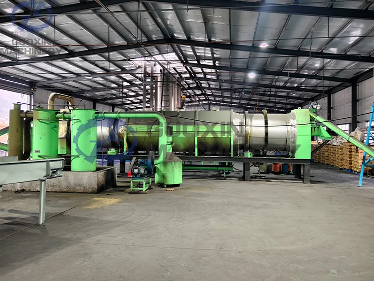 Charcoal Carbonization Briquetting Line in Indonesia