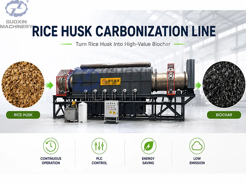 Rice Husk Carbonizer – Conversion of Agricultural Waste into Biochar