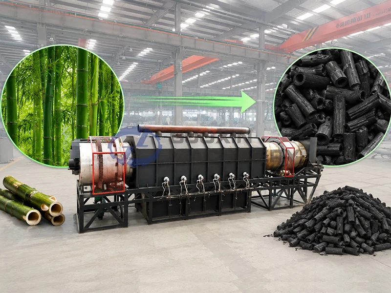 Biomass Carbonization Equipment | Bamboo Charcoal Production Line